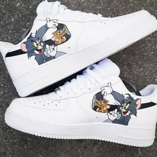custom air force 1 tom and jerry