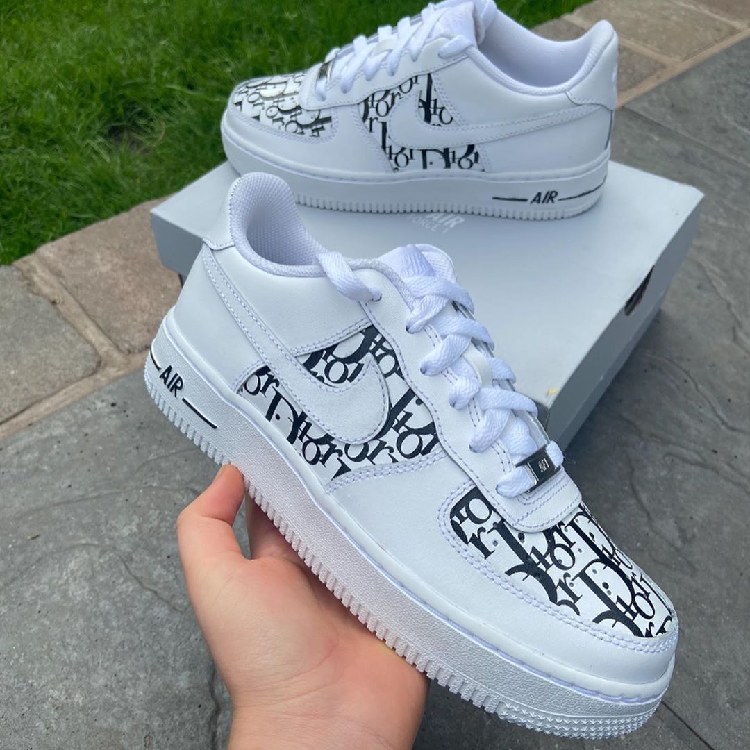 nike air force double white