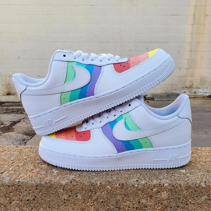 Custom Color Shoes For Air Force 1 Graffiti Hand Painted Sneaker - A165 ...