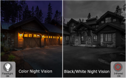 How can I turn on the night vision?