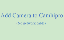 Install camera best sale without network cable