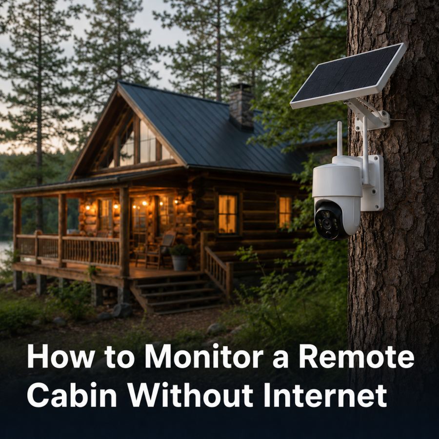 How to Monitor a Remote Cabin Without Internet: A Practical Camera Guide