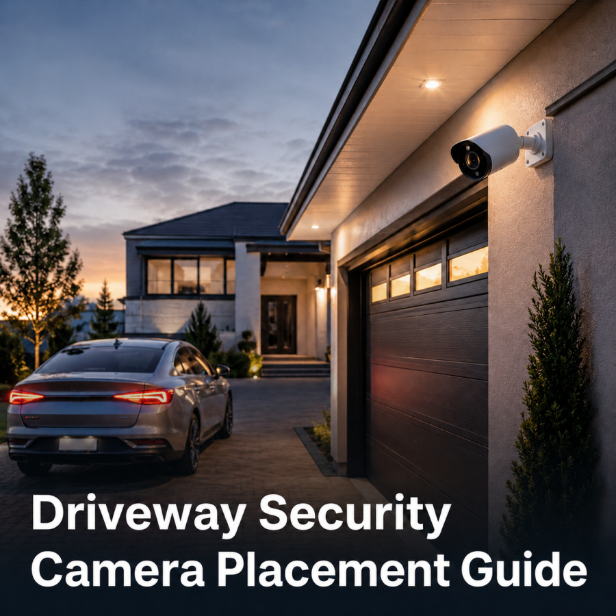 Driveway Security Camera Placement: Where to Install Cameras for Cars, Packages, and Garage Doors