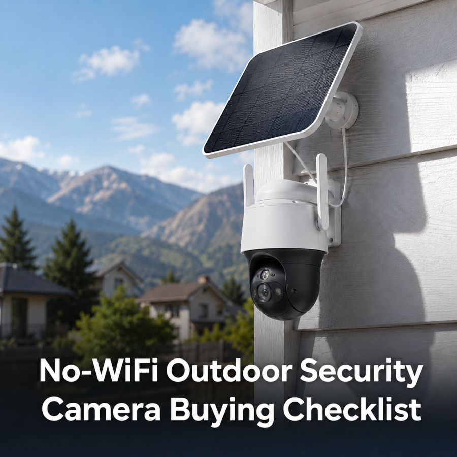 No-WiFi Outdoor Security Camera Buying Checklist: What to Know Before You Buy