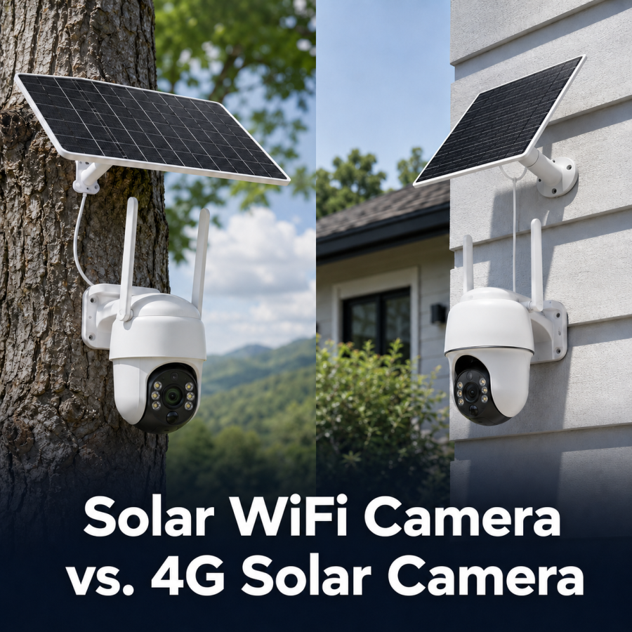 Solar WiFi Camera vs. 4G Solar Camera: Which One Should You Use Outdoors?