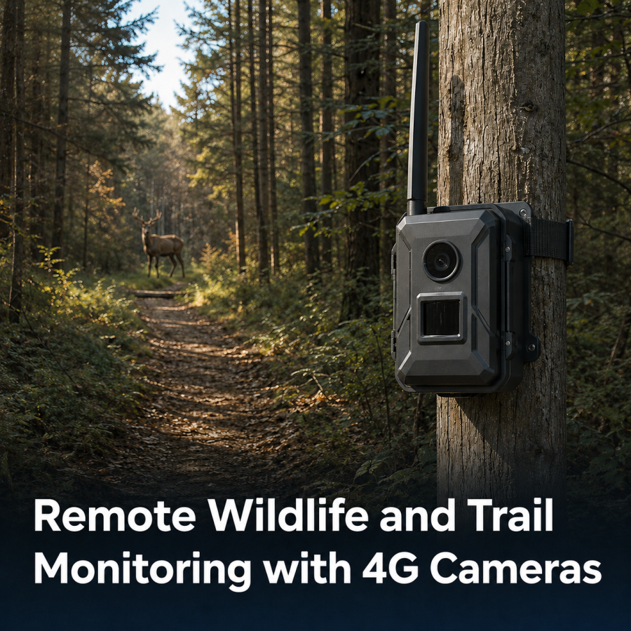 Remote Wildlife and Trail Monitoring with 4G Cameras