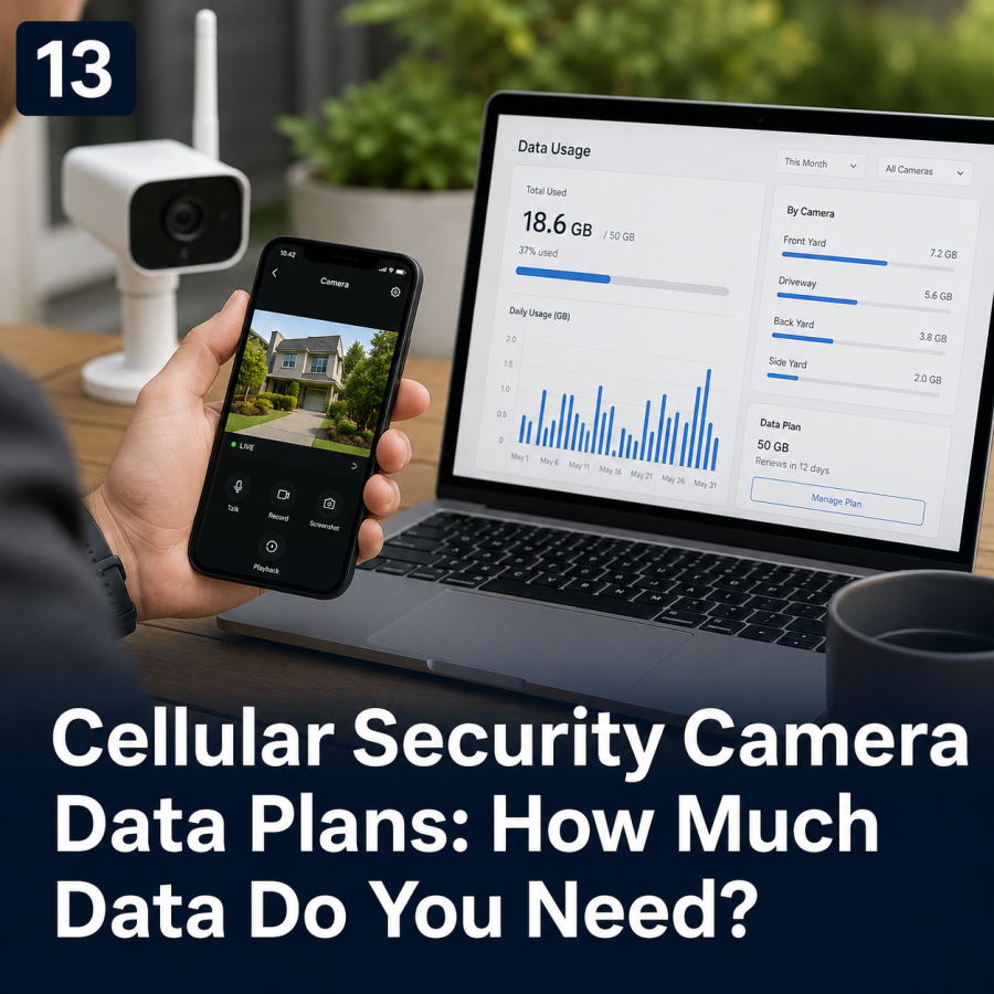 Cellular Security Camera Data Plans: How Much Data Do You Need?