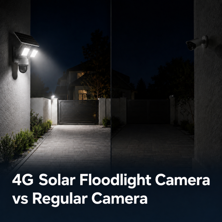 4G Solar Floodlight Camera: When Is It Better Than a Regular Camera?