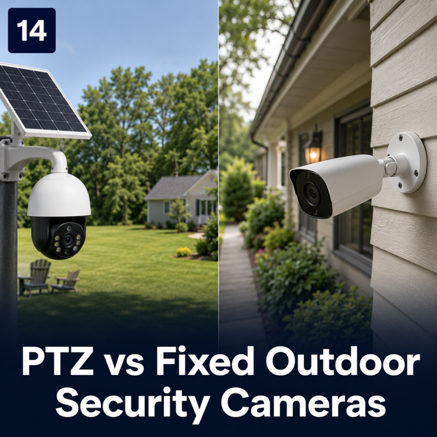 PTZ vs Fixed Outdoor Security Cameras: Which Is Better for Your Property?