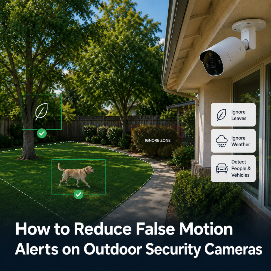 How to Reduce False Motion Alerts on Outdoor Security Cameras