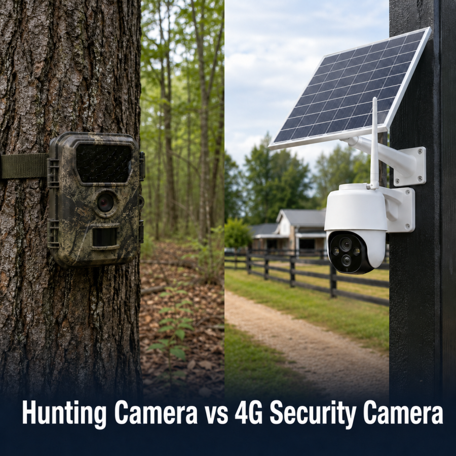 Hunting Camera vs 4G Security Camera: Which One Fits Your Property?