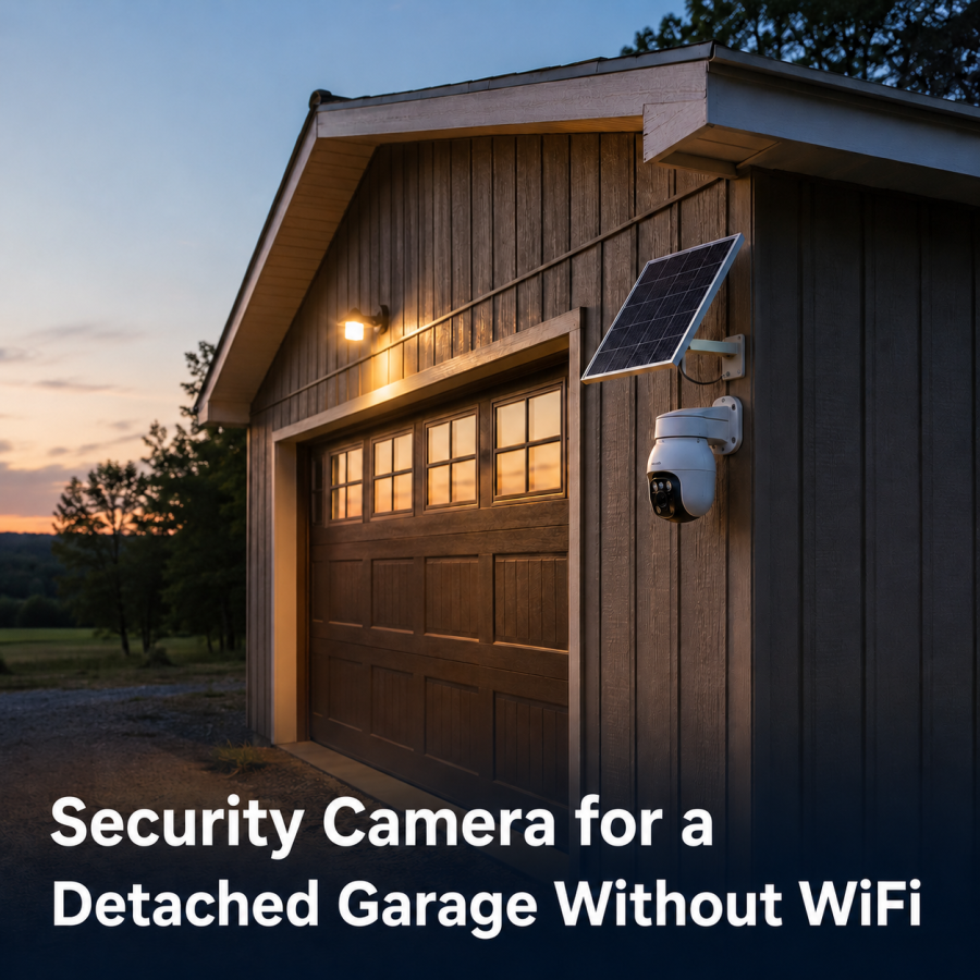 Security Camera for a Detached Garage Without WiFi: What Are Your Options?
