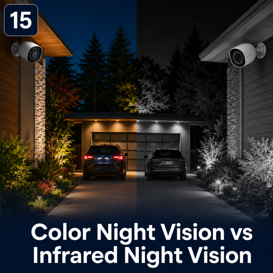 Color Night Vision vs Infrared Night Vision: What Matters for Outdoor Cameras?