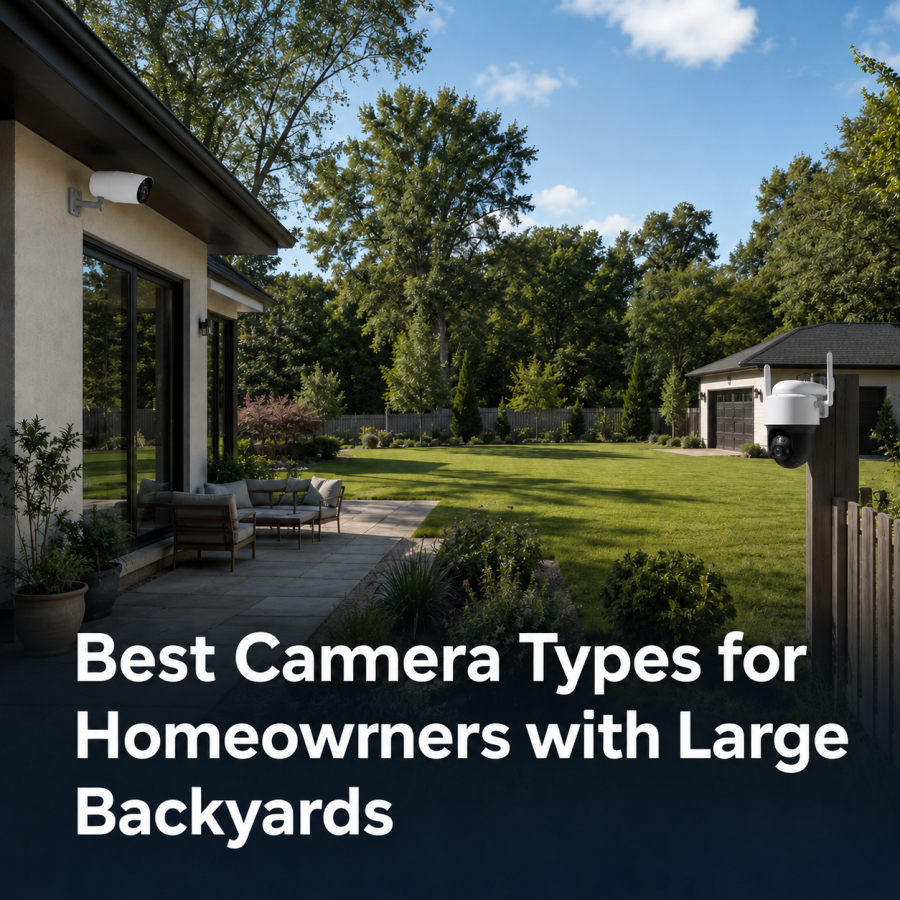 Best Camera Types for Homeowners with Large Backyards