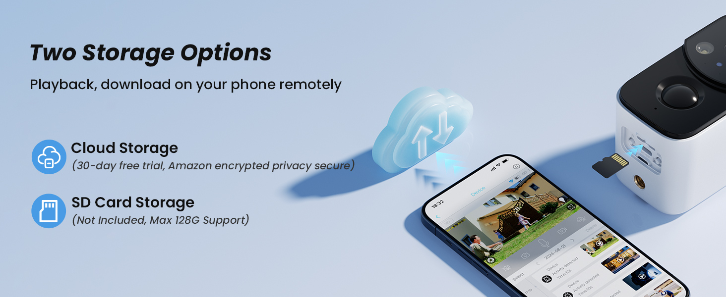 Security Cameras Wireless Outdoor, Solar WiFi Cameras for Home Security, Motion Detection, Instant Phone Notifications, SD/Cloud Storage, 2K Color Night Vision, IP66 Waterproof