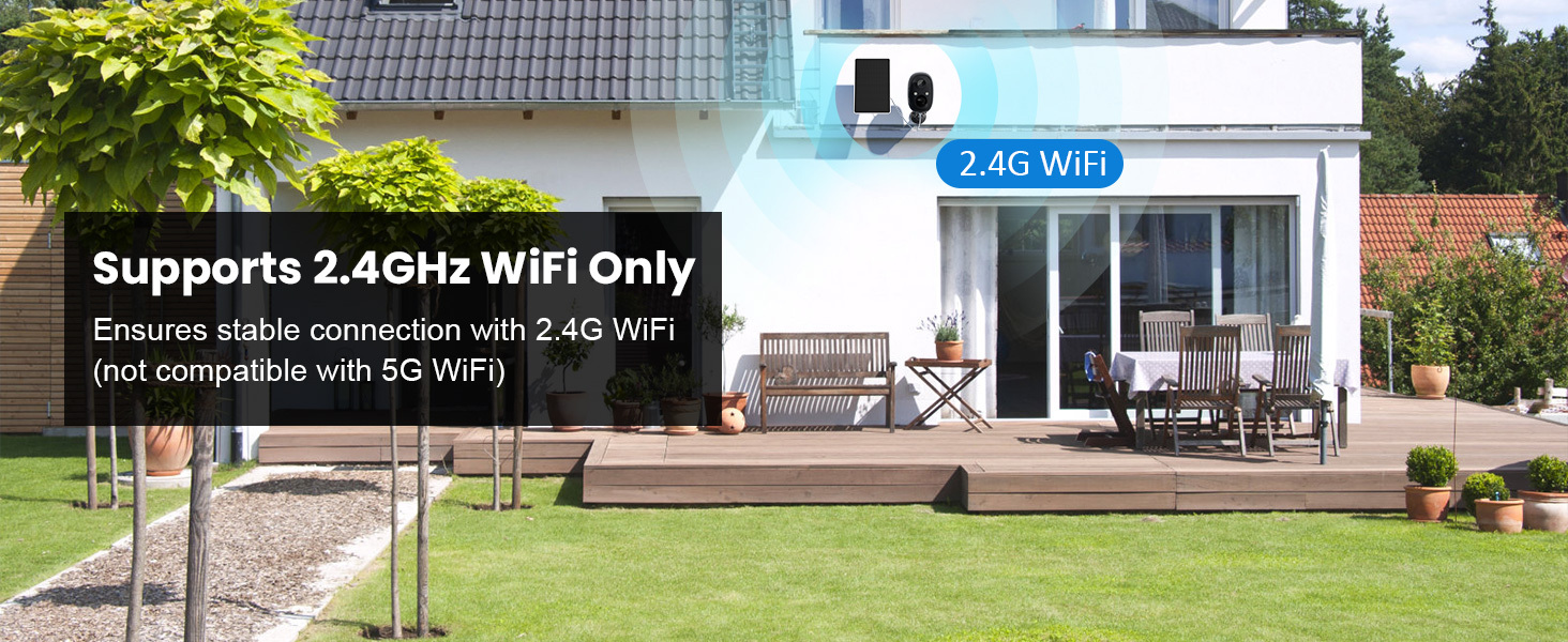 2 Pcs Solar-Powered WiFi Camera Security, Wireless Surveillance Camera, Smart Home Safety Camera, Mini Camera, Motion Detection, Two-Way Audio, 2K Color Night Vision, SD/Cloud Storage, Remote Access, Suitable for Outdoor, Garage & Backyard