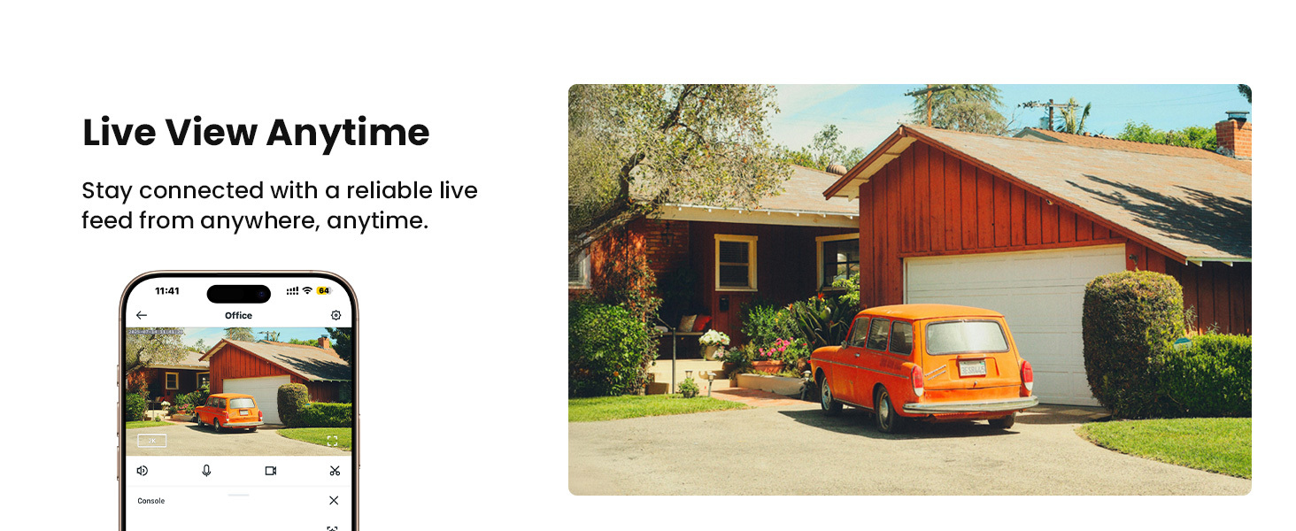 4 Pcs WiFi Outdoor Camera Security, Plug-in Surveillance Camera, Security Camera with PIR Motion Detection, Two-Way Audio, 24/7 Recording, Color Night Vision, 360° View, Cloud Storage, Ideal for Garage, Backyard & Entrance, App Remote Control