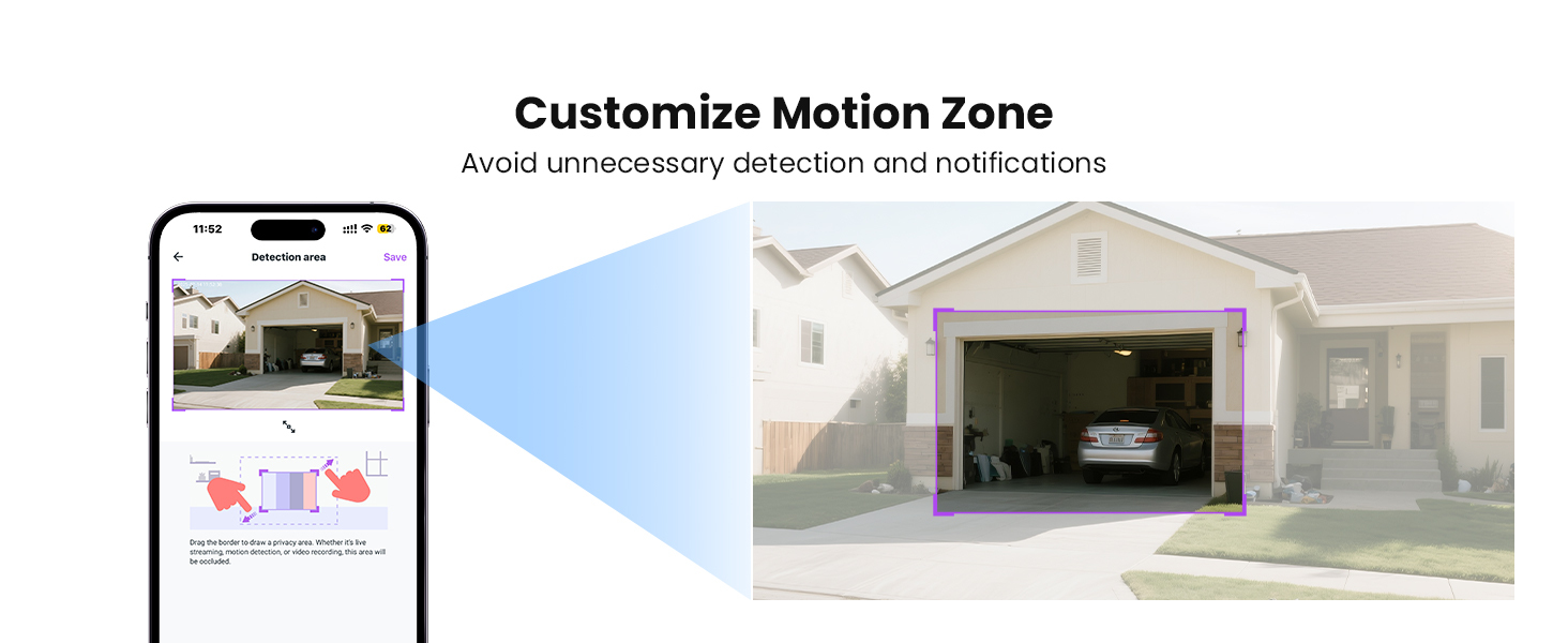 4 Pcs WiFi Outdoor Camera Security, Plug-in Surveillance Camera, Security Camera with PIR Motion Detection, Two-Way Audio, 24/7 Recording, Color Night Vision, 360° View, Cloud Storage, Ideal for Garage, Backyard & Entrance, App Remote Control