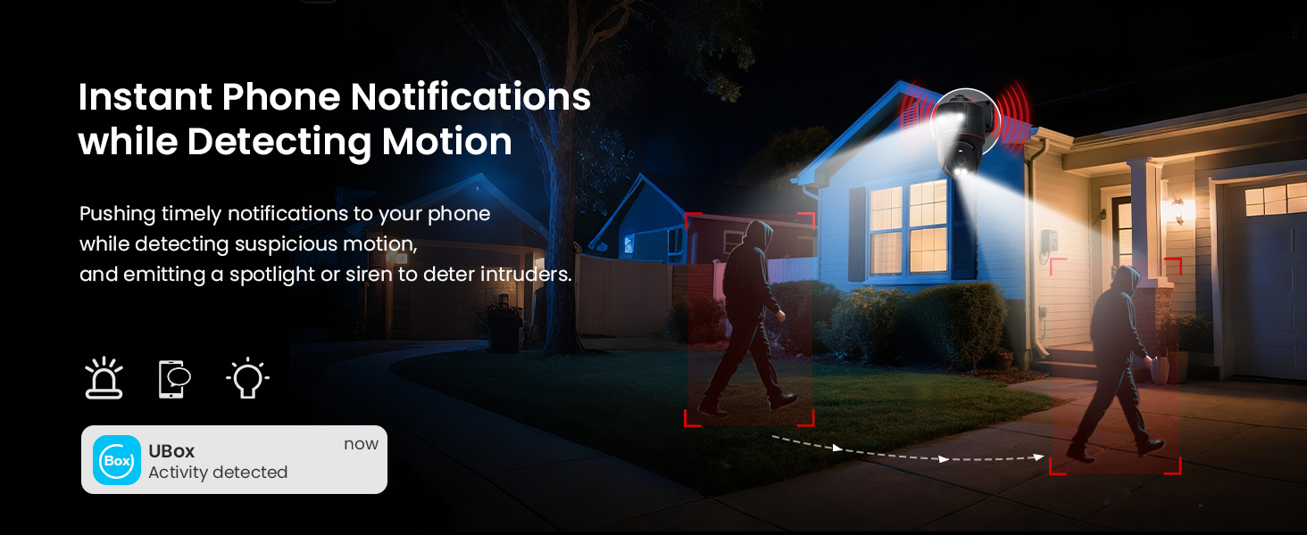 4G LTE Dual-Lens Surveillance Camera, 2K Wired No WiFi CCTV Camera, Outdoor Security Camera, Motion Detection & Auto Tracking, Plug-in Power, 24/7 Recording, 360° View, 2-Way Audio, Color Night Vision, Includes 64GB SD Card