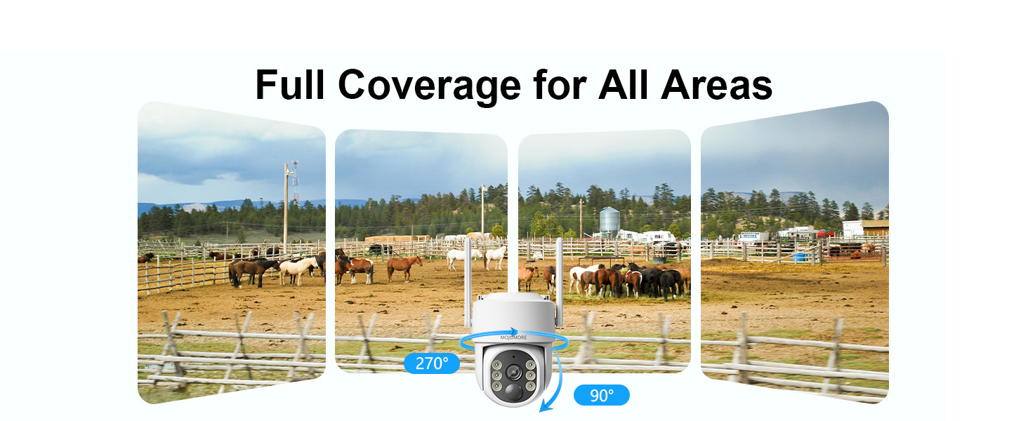 1 PC 4G LTE Security Camera Outdoor Wireless, Solar-Powered Surveillance Camera, PIR Motion Detection, Instant Alerts, 360° PTZ, 2K HD Color Night Vision, Two-Way Talk, SD&Cloud Storage, App Remote Control, Suitable for Garage/RV/Farm/Ranch