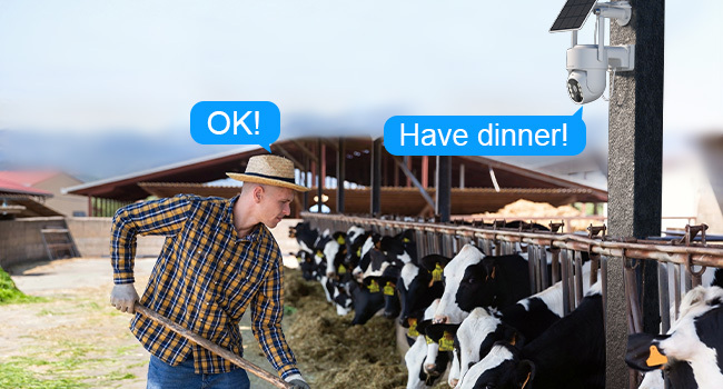 1 PC 4G LTE Security Camera Outdoor Wireless, Solar-Powered Surveillance Camera, PIR Motion Detection, Instant Alerts, 360° PTZ, 2K HD Color Night Vision, Two-Way Talk, SD&Cloud Storage, App Remote Control, Suitable for Garage/RV/Farm/Ranch