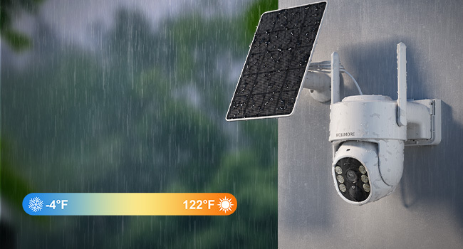 1 PC 4G LTE Security Camera Outdoor Wireless, Solar-Powered Surveillance Camera, PIR Motion Detection, Instant Alerts, 360° PTZ, 2K HD Color Night Vision, Two-Way Talk, SD&Cloud Storage, App Remote Control, Suitable for Garage/RV/Farm/Ranch