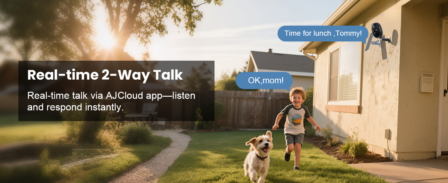 2 Pcs Solar-Powered WiFi Camera Security, Wireless Surveillance Camera, Smart Home Safety Camera, Mini Camera, Motion Detection, Two-Way Audio, 2K Color Night Vision, SD/Cloud Storage, Remote Access, Suitable for Outdoor, Garage & Backyard