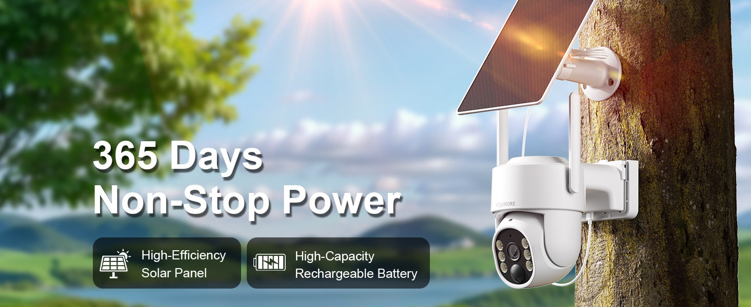 2 Pcs 4G Cellular Solar Camera Outdoor, 2K HD Wireless Security Camera ...