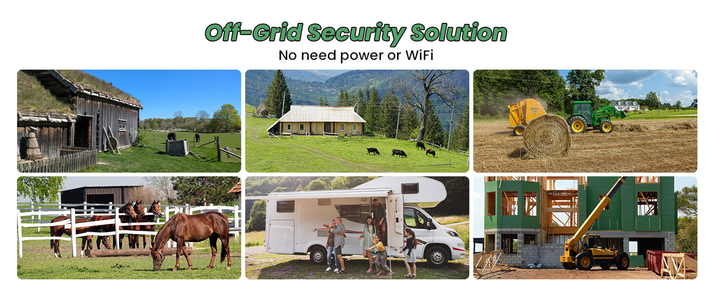 1 PC Solar-Powered Security Camera, 4G LTE Surveillance Camera Outdoor, Wireless Camera Security, PIR Motion Detection, 2K Color Night Vision, 360° PTZ, 2-Way Audio, SD&Cloud Storage, App Remote Access