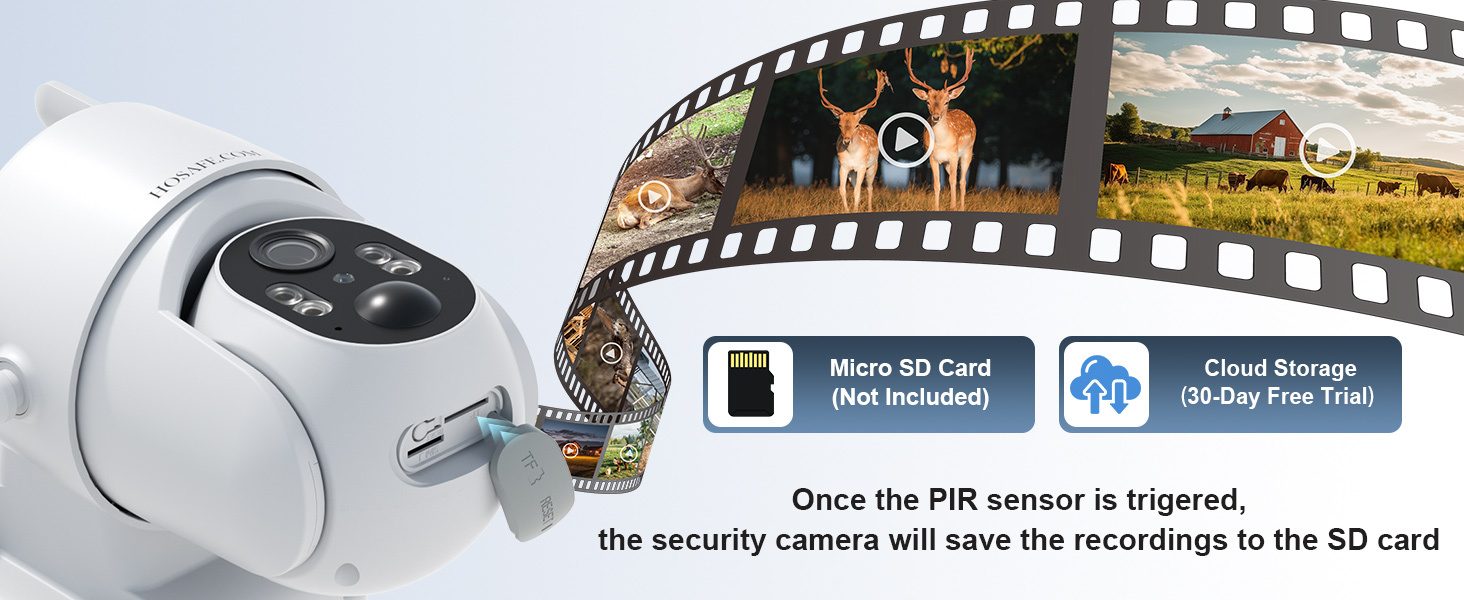 2 Pcs 4G Cellular Solar Camera Outdoor, 2K HD Wireless Security Camera, 360° Pan/Tilt, Motion Detection, Phone Notification, Two-Way Talk, Color Night Vision, SD&Cloud Storage, Remote Control, Suitable for Farm/Ranch/Garage/RV