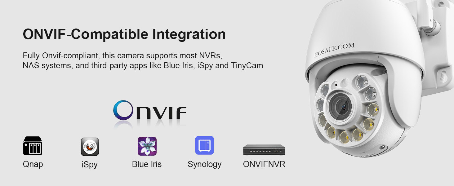 Hosafe WiFi Security Cameras Wireless Outdoor, Camera for Home Security 4MP HD, Outdoor Camera Wireless, Floodlight Motion Detection, Pan Tilt Auto Tracking, Two Way Audio, Color Night Vision, IP66