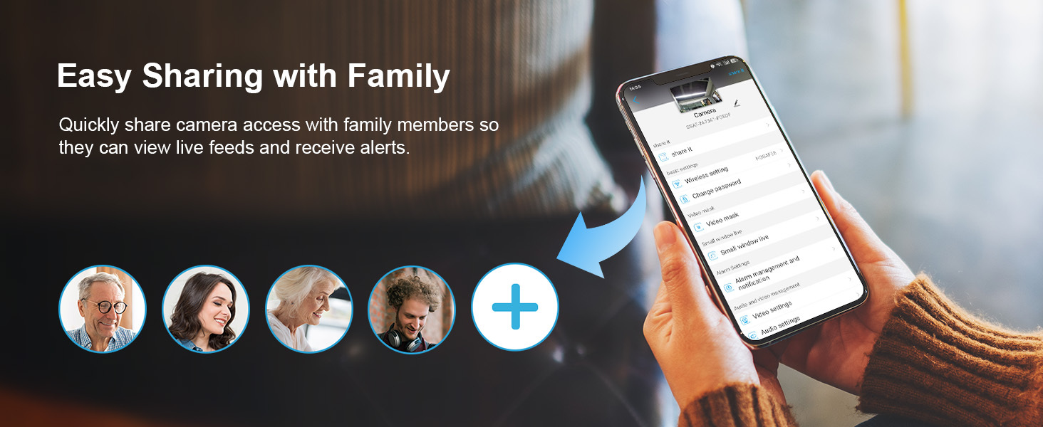 Hosafe WiFi Security Cameras Wireless Outdoor, Camera for Home Security 4MP HD, Outdoor Camera Wireless, Floodlight Motion Detection, Pan Tilt Auto Tracking, Two Way Audio, Color Night Vision, IP66