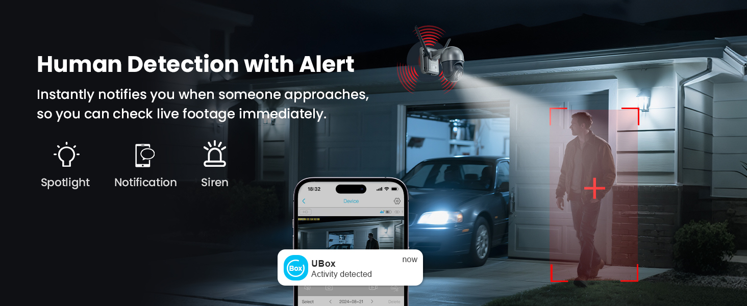 4G Cellular Security Camera Wireless Outdoor Solar Powered with SIM Card, No WiFi Needed, Motion Detection, 2K HD Color Night Vision, Waterproof, 2-Way Audio, Phone Alert, SD Card and Cloud Storage