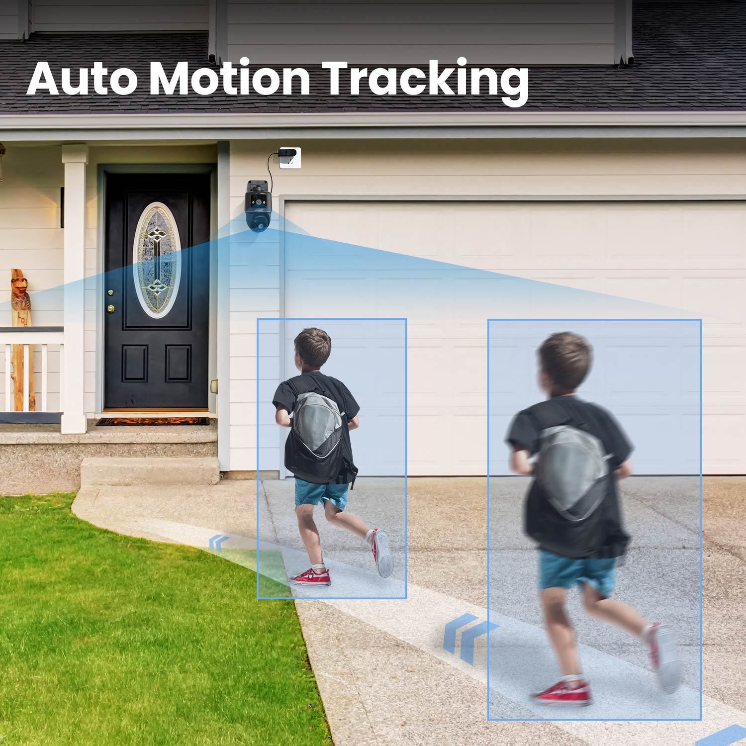 4G LTE Dual-Lens Surveillance Camera, 2K Wired No WiFi CCTV Camera ...