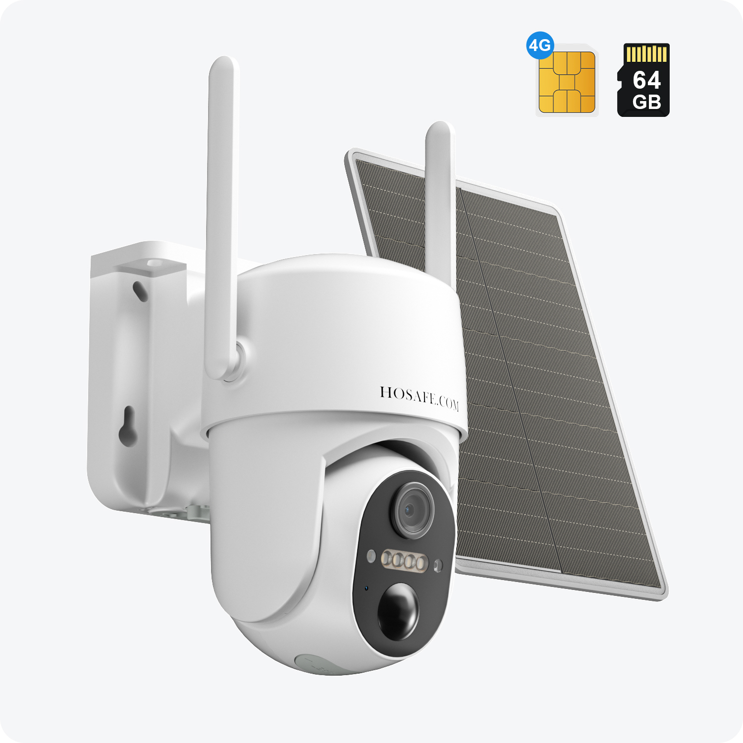 4G LTE Security Cameras Without WiFi | Solar | HOSAFE