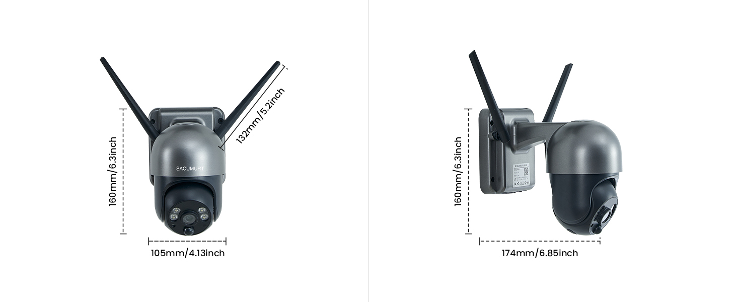 4G Cellular Security Camera Wireless Outdoor Solar Powered with SIM Card, No WiFi Needed, Motion Detection, 2K HD Color Night Vision, Waterproof, 2-Way Audio, Phone Alert, SD Card and Cloud Storage
