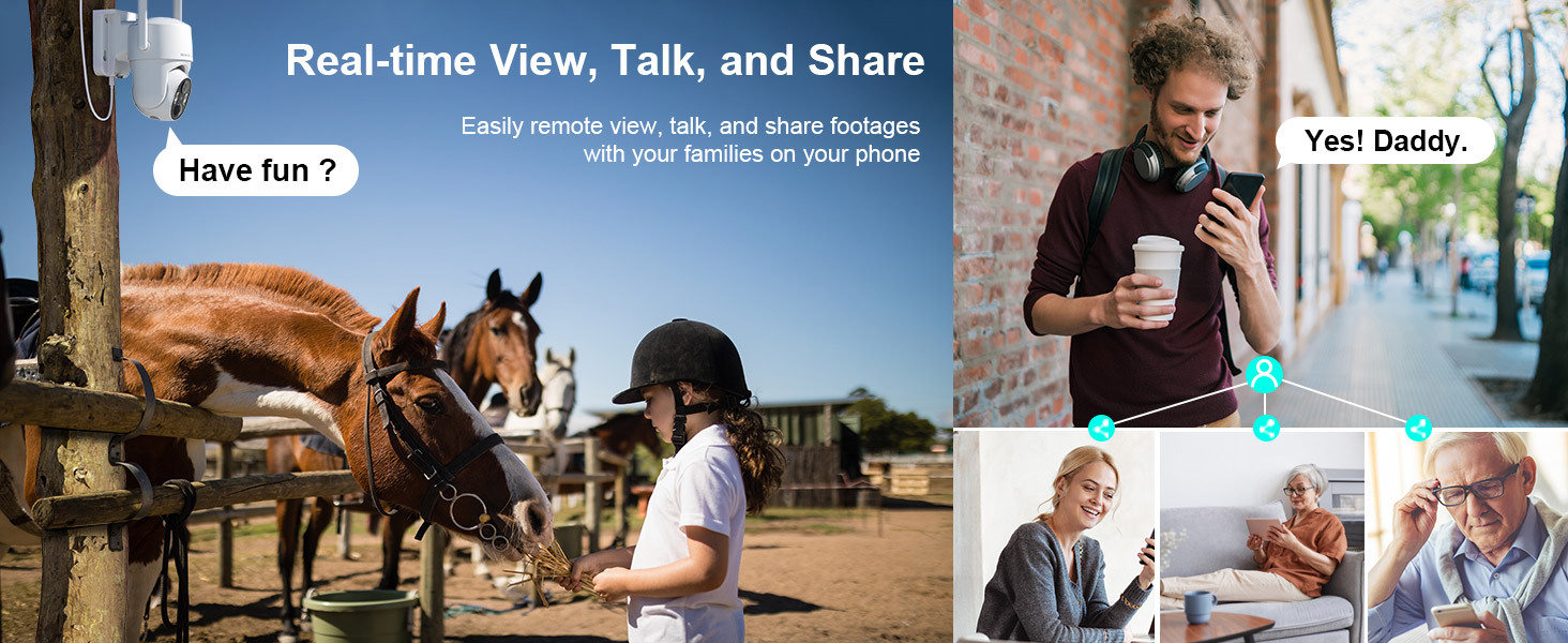 4G LTE Cellular Security Cameras Wireless Outdoor, No WiFi Security Camera, Solar Camera Outdoor Wireless, Human Detection, 360 PTZ, 2K HD Color Night Vision, 2-Way Talk, IP66 (Global Version)