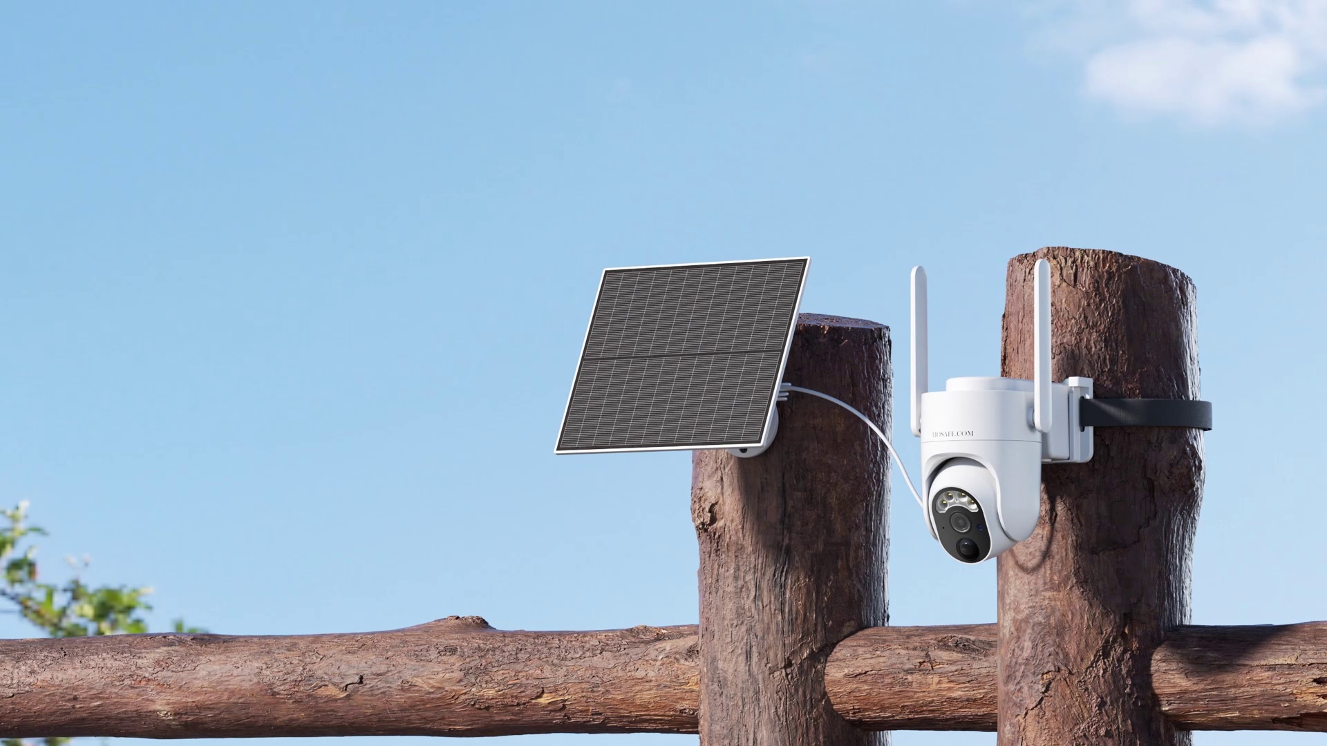 HOSAFE 4G Solar Security Camera with Built-in SIM