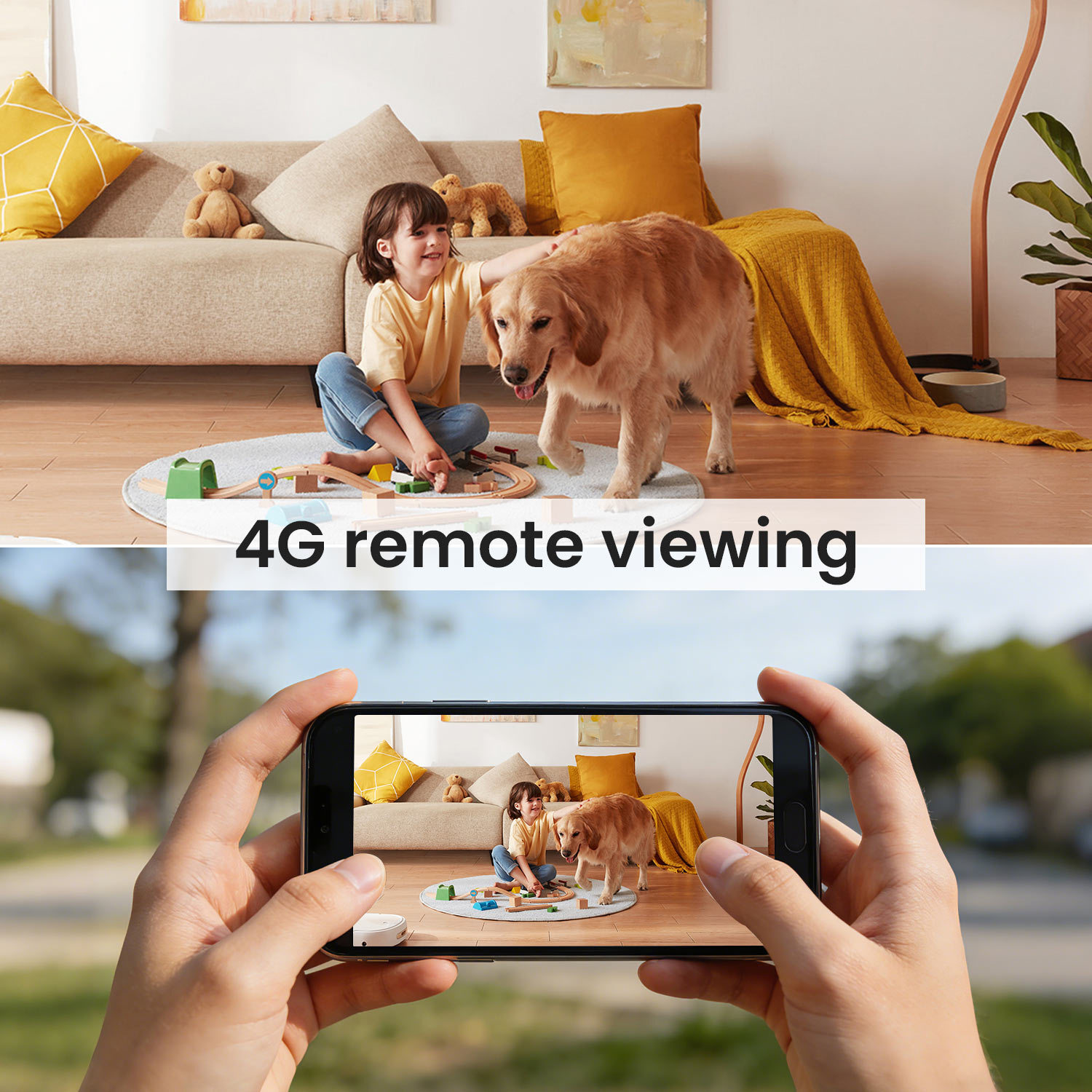 HOSAFE 4G Picture Frame Indoor Security Camera | No WiFi