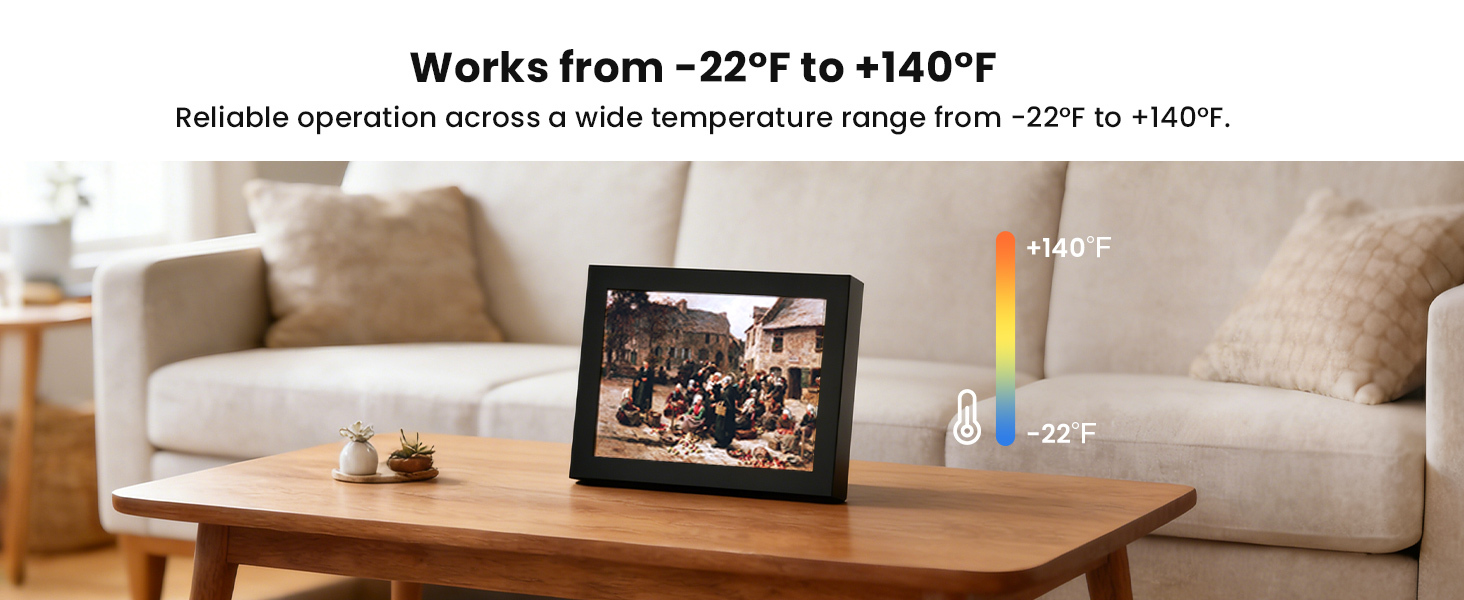 HOSAFE 4G Picture Frame Indoor Security Camera