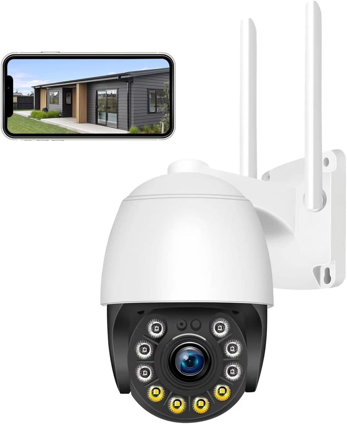 HOSAFE Wired 360° WiFi Security Camera | Color Night Vision