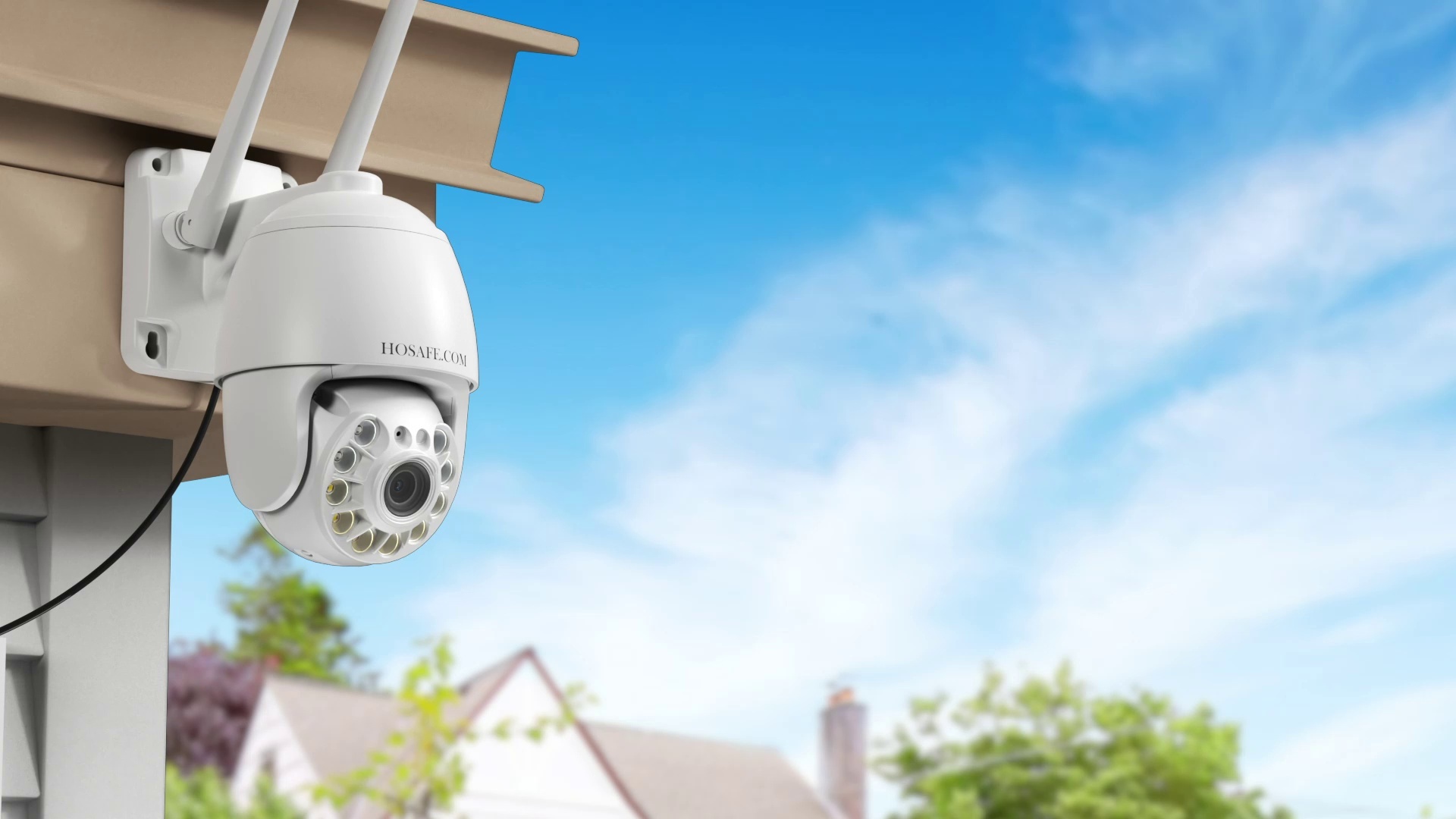 HOSAFE 4MP WiFi Floodlight Security Camera