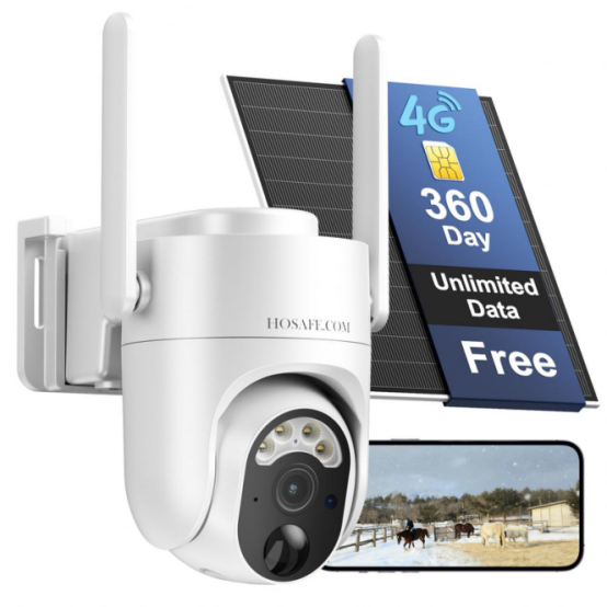 HOSAFE 4G solar security camera