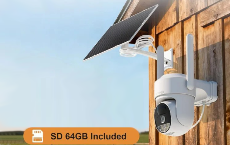 HOSAFE AOV 24/7 4G solar camera with 360-day cellular data
